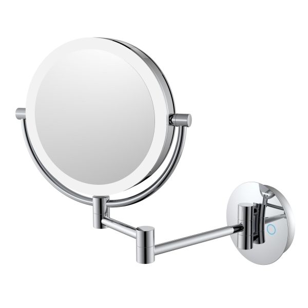 Зеркало косметическое JAVA S-M222, хром