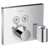 Смеситель для душа, Hansgrohe, ShowerSelect, тип открывания воды-рычажный, тип регулирования воды-термостатический картридж, монтаж-вертикальный встраиваемый (настенный), отверстия для монтажа-1, внутренняя часть-необходимо заказать, цвет-хром Смеситель для душа, Hansgrohe, ShowerSelect, тип открывания воды-рычажный, тип регулирования воды-термостатический картридж, монтаж-вертикальный встраиваемый (настенный), отверстия для монтажа-1, внутренняя часть-необходимо заказать, цвет-хром