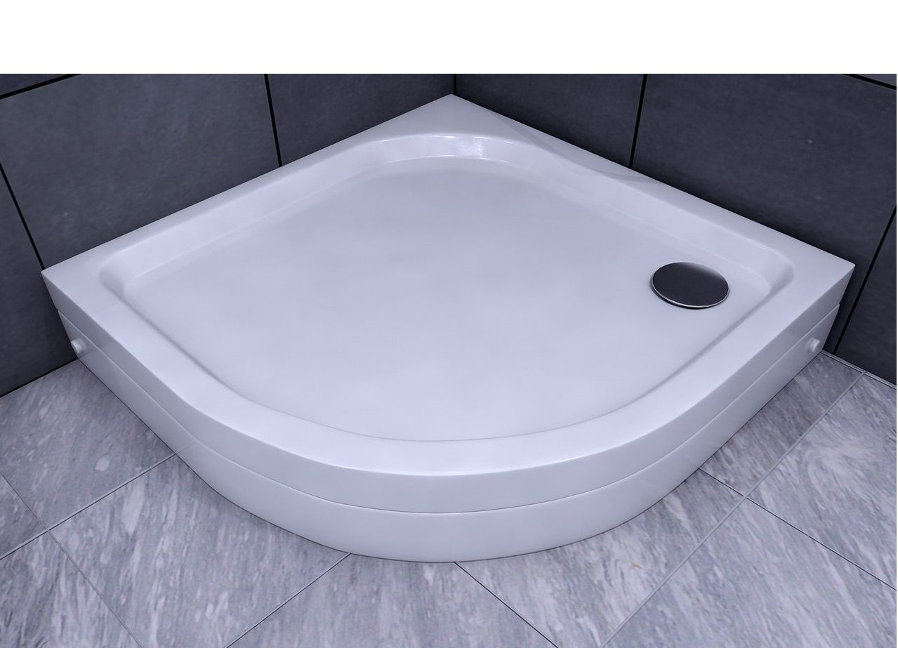 Душевой поддон акриловый Aquatek DPA-0000002 100*100*15 см, 1/4 круга R50, с ножкамии и с фронтальным экраном, без сифона Душевой поддон акриловый Aquatek DPA-0000002 100*100*15 см, 1/4 круга R50, с ножкамии и с фронтальным экраном, без сифона