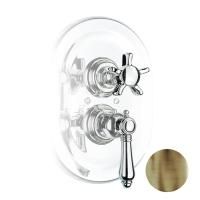 Nicolazzi Dames Anglaises Внешняя часть встраиваемого смесителя, 3/4” с запорным вентилем, цвет: Bronze Plated