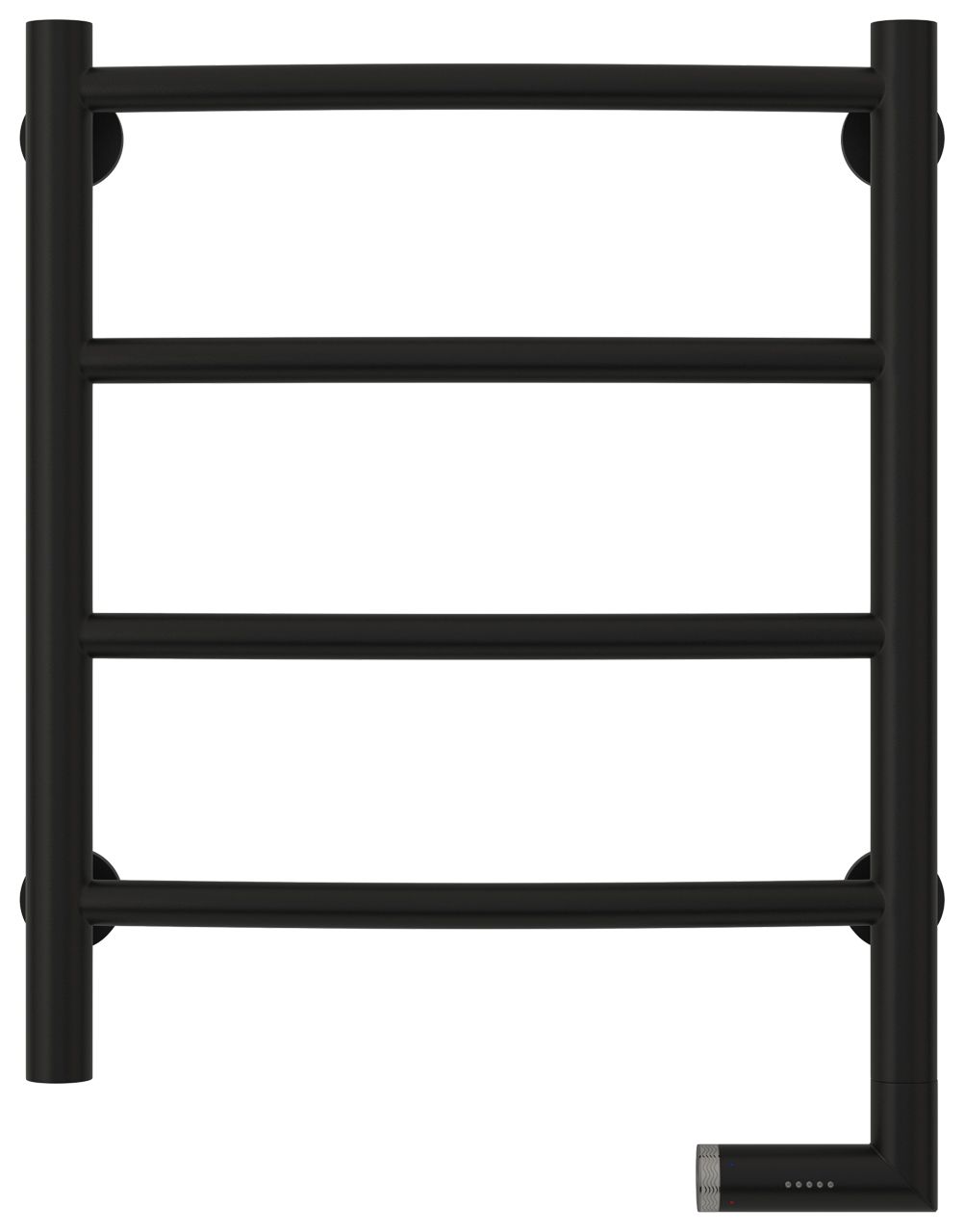 Полотенцесушитель электрический "ГАЛАНТ 2.0" 500х400 / МЭМ правый (Матовый Чёрный)