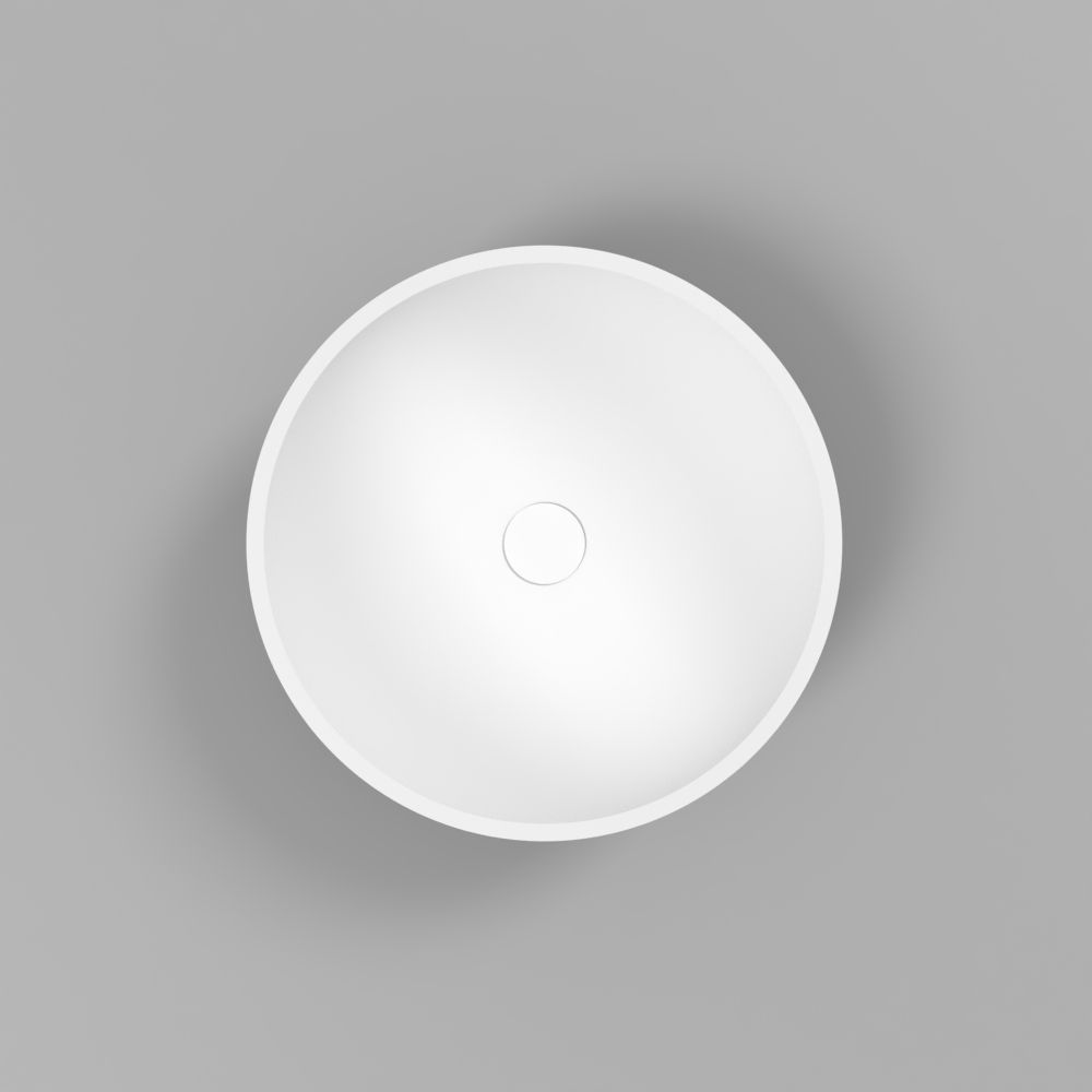 Умывальник WHITECROSS Cornelian D=43 (черный/белый мат) иск. камень Умывальник WHITECROSS Cornelian D=43 (черный/белый мат) иск. камень