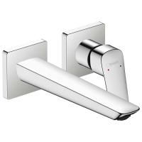 Смеситель для раковины, Hansgrohe, Logis, тип открывания воды-однорычажный, тип открывания воды-керамический узел смешивания, монтаж-встраиваемый, отверстия для монтажа-2, вынос излива, мм-222, внутренняя часть-необходимо заказть, цвет-хром Смеситель для раковины, Hansgrohe, Logis, тип открывания воды-однорычажный, тип открывания воды-керамический узел смешивания, монтаж-встраиваемый, отверстия для монтажа-2, вынос излива, мм-222, внутренняя часть-необходимо заказть, цвет-хром
