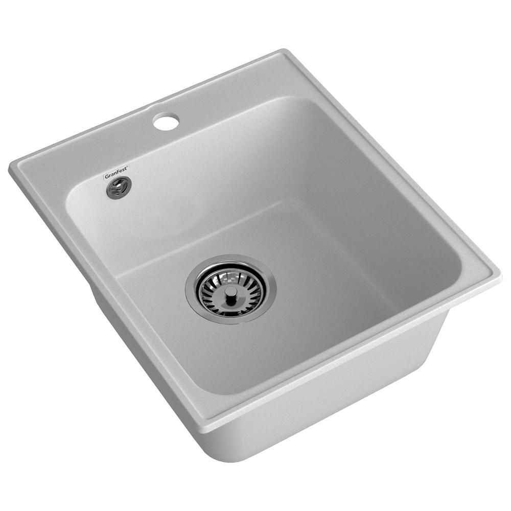 Кухонная мойка GranFest QUARZ 17, серый, артикул 17 серый