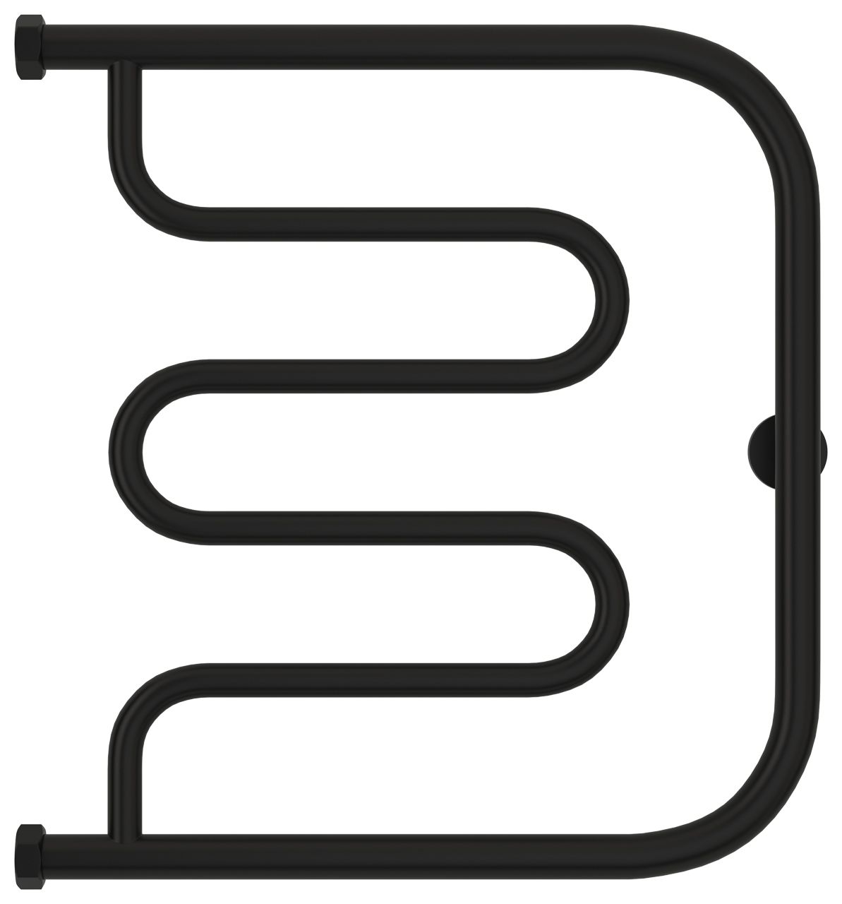 Полотенцесушитель, Сунержа, Лира+, водяной, ширина, мм-510, глубина, мм-65-80, высота, мм-536, межосевое расстояние-500, подключение-вертикальное левое/правое, присоединительный размер-НГ G 1", температура теплоносителя-до 95°С, мощность, Вт-202, материал