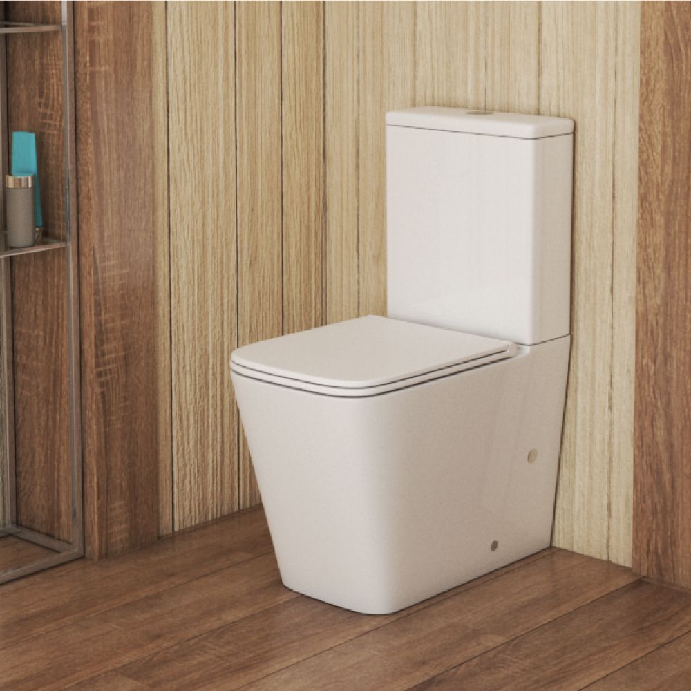 Чаша унитаза-компакта напольного безободкового OWL Vatter Ruta-G  с сиденьем DP микролифт