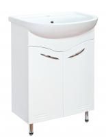 Тумба Onika Лада 60 напольная, белая (ум. Эллада 60)