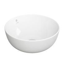 Раковина накладная белая круглая 430*430*170 (без ДК)