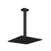 Gessi Rettangolo Верхний душ для потолочного крепления 300x300мм, высота от 115 до 1865мм, цвет: черный