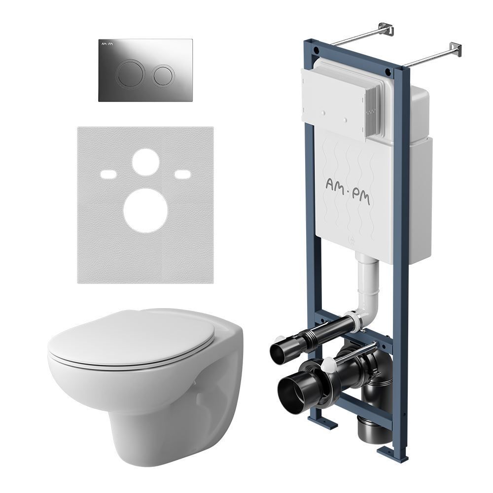IS110151.DX15C1700 ErgoFit Инсталляция с клав L глянц хром с подвес унит Willow без ободка с сиденье IS110151.DX15C1700 ErgoFit Инсталляция с клав L глянц хром с подвес унит Willow без ободка с сиденье