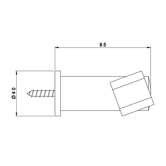 Nicolazzi Doccia Держатель для душевой лейки цвет: хром