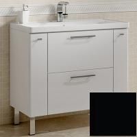 Тумба с раковиной SanVit Комфорт 90 kkomf090 в цвете Ral Черный глянец Тумба с раковиной SanVit Комфорт 90 kkomf090 в цвете Ral Черный глянец