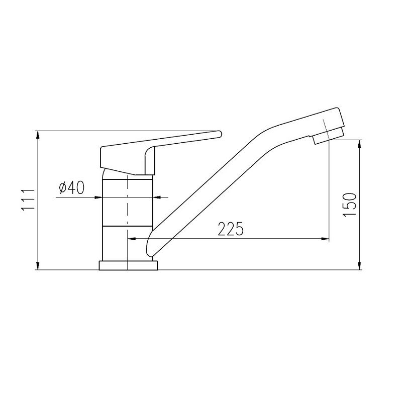 Смеситель для кухни Rav Slezak Colorado CO105.5, артикул CO105.5