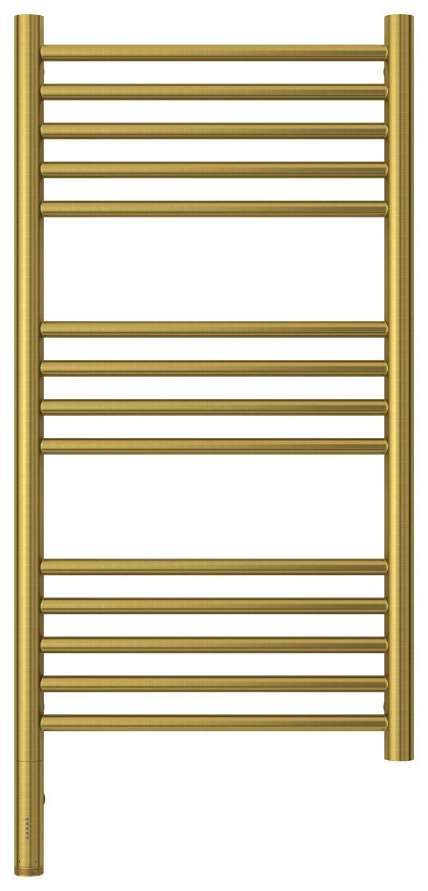 Полотенцесушитель электрический "БОГЕМА 3.0" прямая 800х400 / МЭМ левый (Состаренная латунь)