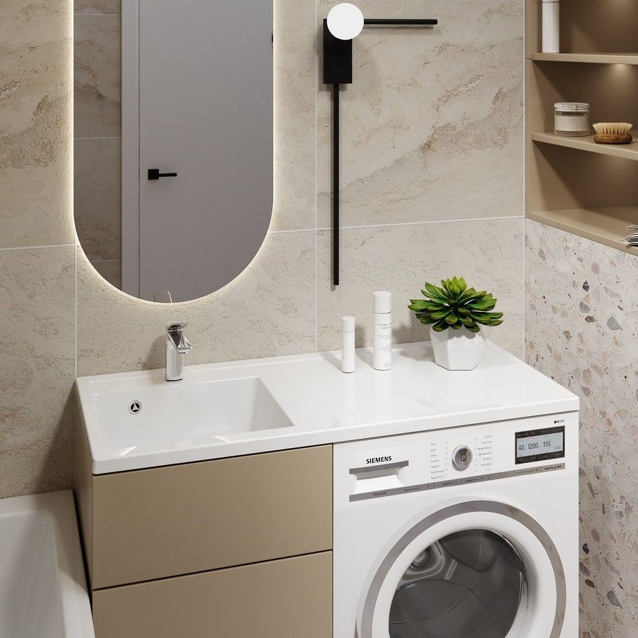 Раковина Paola Magenta 1100 L, белый, артикул Paola Magenta 1100 L