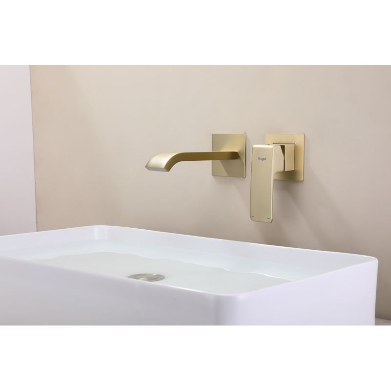 Смеситель для раковины встраиваемый Raglo R02.11.03, золотой сатин