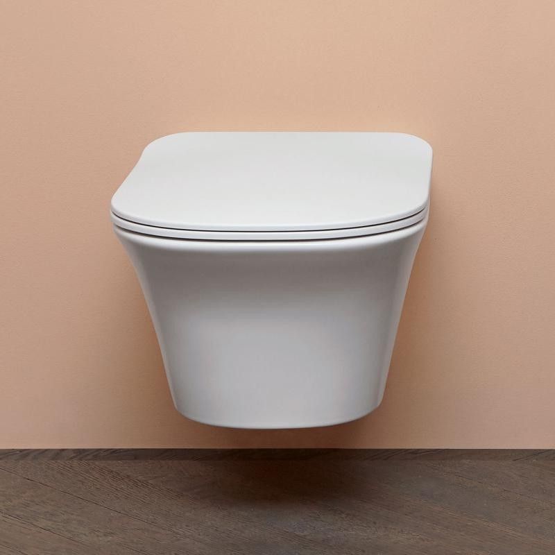 ANTONIO LUPI CABO Унитаз подвесной безободковый 540х366х260 мм., с сиденьем FLAT "soft-close", цвет белый матовый ANTONIO LUPI CABO Унитаз подвесной безободковый 540х366х260 мм., с сиденьем FLAT "soft-close", цвет белый матовый