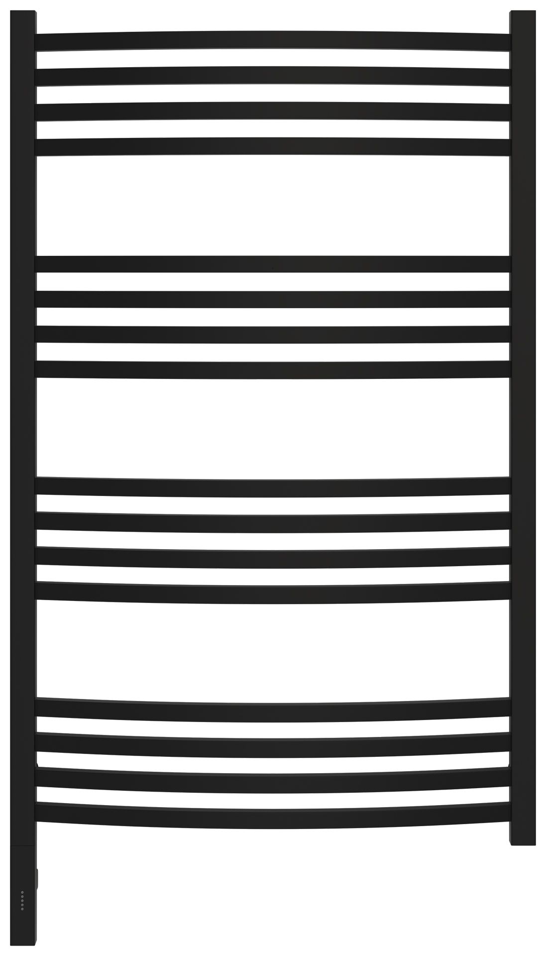 Полотенцесушитель электрический АРКУС 3.0 1000х600 МЭМ левый (Матовый чёрный)