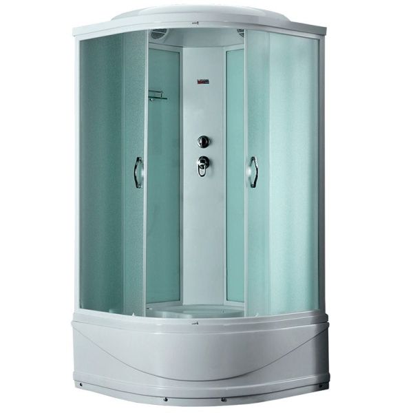 Душевая кабина Timo Eco TE-0700 P 100x100 профиль Белый стекло матовое