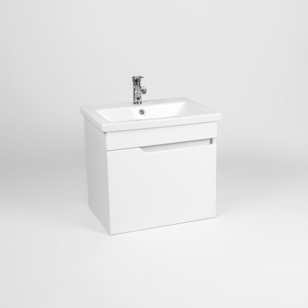 Тумба VIANT "Куба" 1 ств подвесная 430x560x560 под раковину .S-UM-COM60/1-w (COMO 60) (VKUB60CO-T1STP)