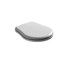 KERASAN Retro Сиденье для унитаза цвет белый/хром (микролифт)