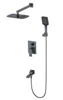 Душевая система встраиваемая WONZON & WOGHAND FIT, Темный графит (WW-88939009A-BGM)