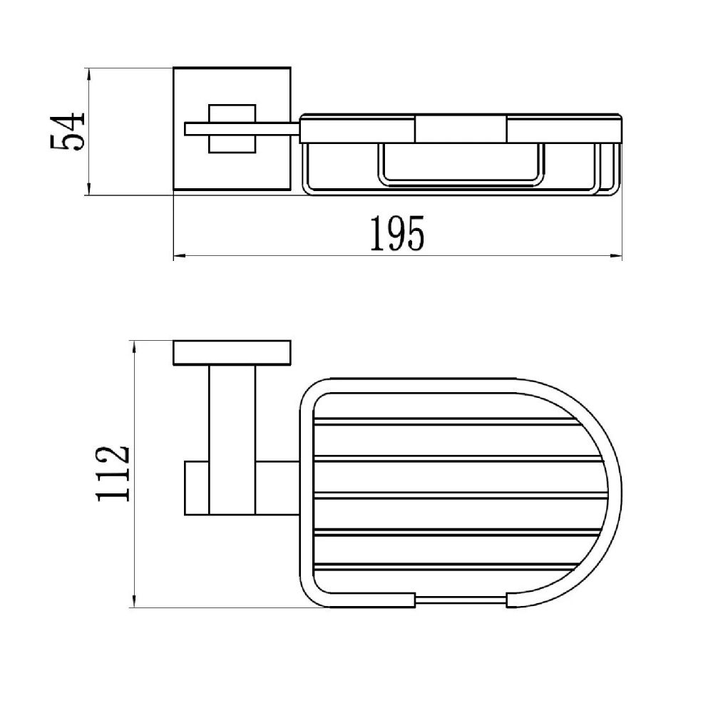 Мыльница Savol S-06532A, хром, артикул S-06532A