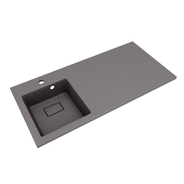 Раковина Florentina Аванти 100 см 10.310.0L100.307, серый шёлк