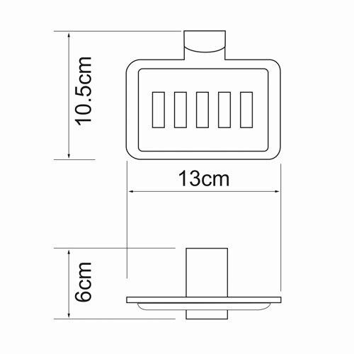 Exter K-5269 Мыльница решетка Exter K-5269 Мыльница решетка