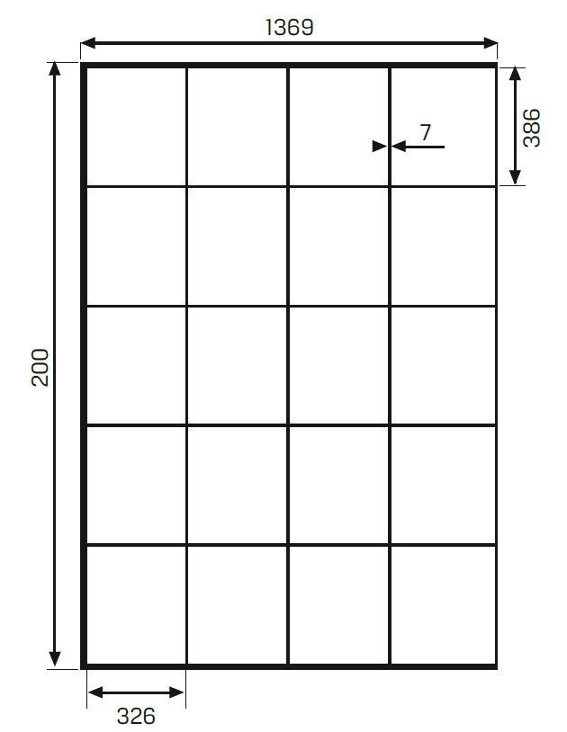 Душевое ограждение NEW TRENDY NEW MODUS BLACK 140x200 EXK-0248 (черный)