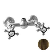 Nicolazzi Half Dome Смеситель для душа на 2 отверстия, вывод сверху 1/2" (без шланга и лейки), цвет: тёмная бронза