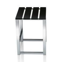 Decor Walther DW 68 Табурет 30x30x42.5 мм, дерево, цвет: хром / венге ЗАКАЗ ПО ЗАПРОСУ