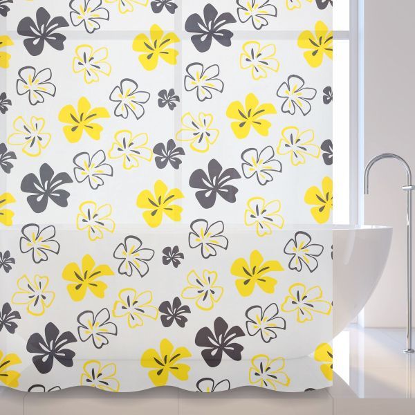 Штора для ванной комнаты Savol S-6PEVA07, цветы
