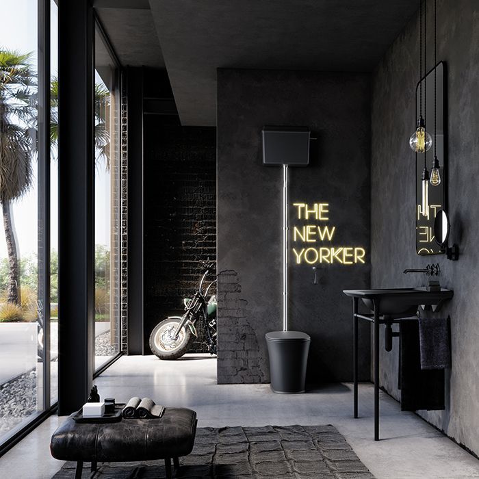 Kerasan  The New Yorker Раковина 100*53см, с 1 отв. под смеситель , цвет: черный матовый, артикул 564231