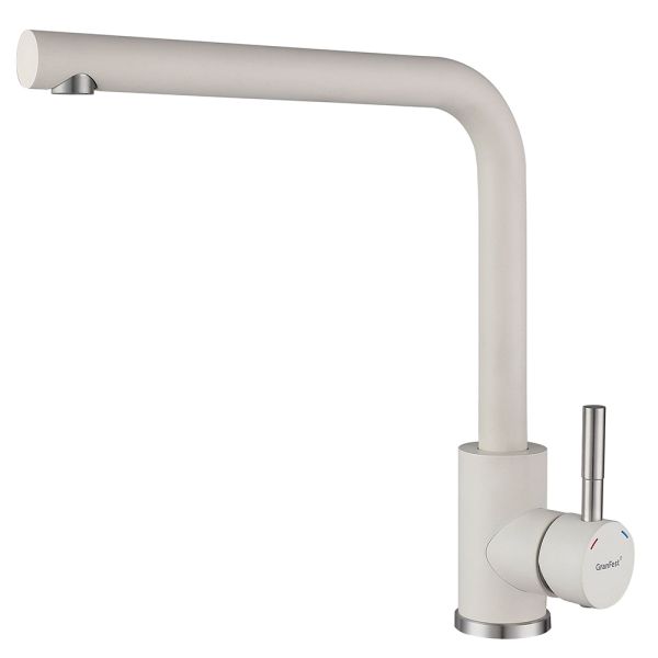 Смеситель для кухни GranFest Z-5411, белый