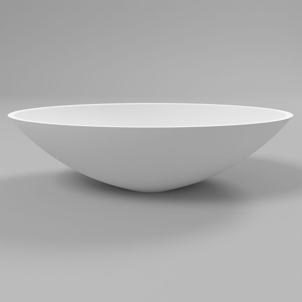 Умывальник WHITECROSS Aquamarine 56x35 (белый мат) иск. камень