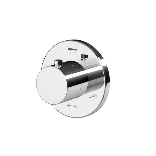 F0800100 Переключатель на три положения, монтируемый в стену, хром, шт. F0800100 Переключатель на три положения, монтируемый в стену, хром, шт.