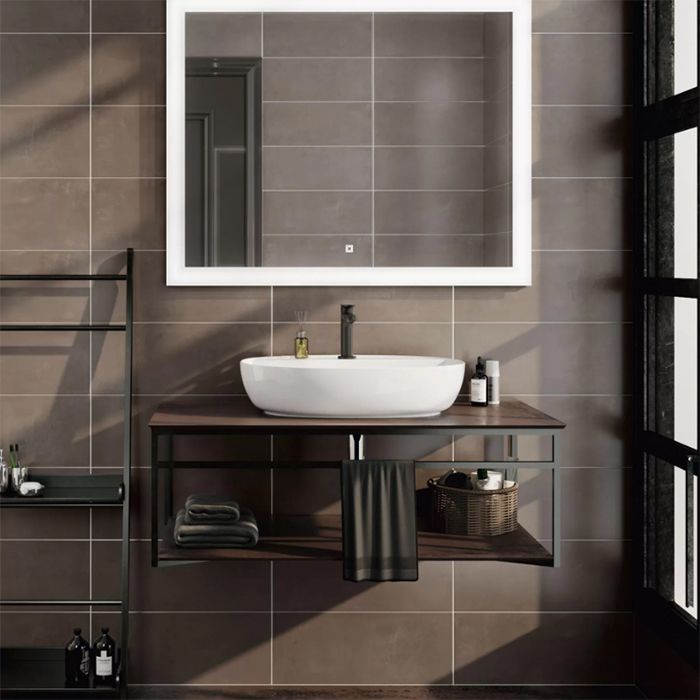 Раковина PLAZA накладная 60, белая глянцевая