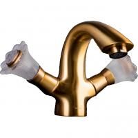 Смеситель для умывальника, Camelia бронза_Комплект