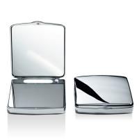 Косметическое зеркало, Decor Walther, TS 1, карманное, прямоугольное, размер зеркала (ш x в), мм-100*25, цвет-хром