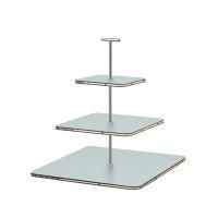 ADJ Сервировочная стойка, 30x30xH35 см.,ручка "Т", цвет: небесный голубой, фурнитура хром