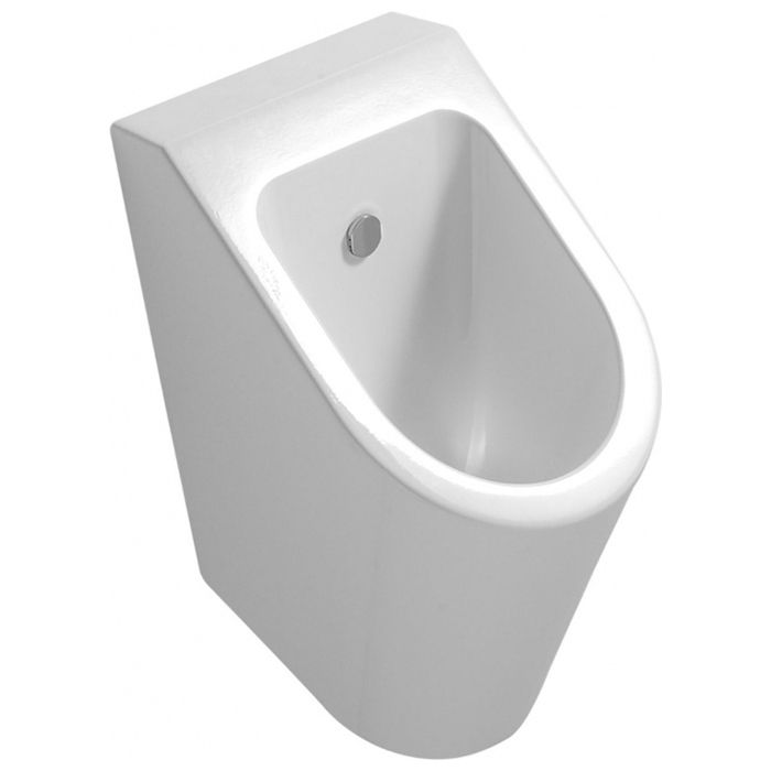 GLOBO Forty3 Писсуар настенный 37*32см без отверстий для крышки, с крепежом, цвет: белый