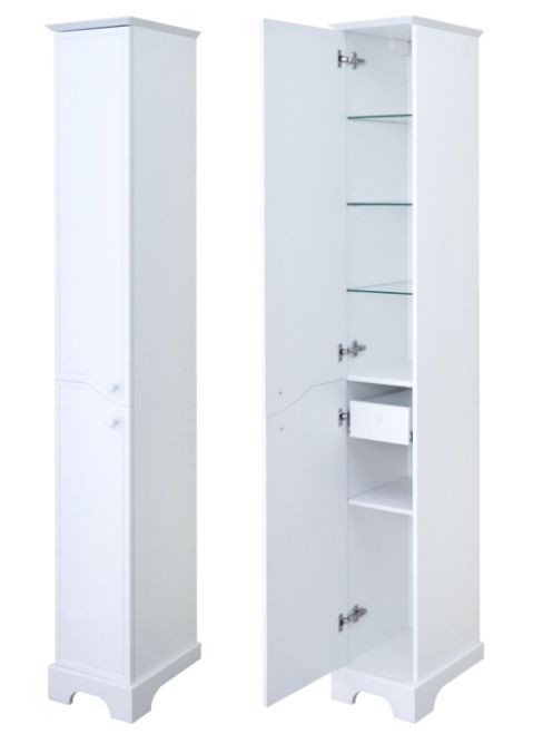 Шкаф пенал Акватон Элен 32 1A228603EN01L Белый L