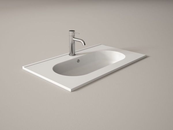 Visobath, керамическая раковина Ada 100 см, цвет белый глянцевый
