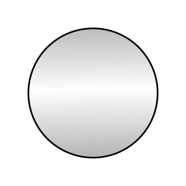 Зеркало с подсветкой LED Fixsen FX-1060B круглое 60х60 см, черное