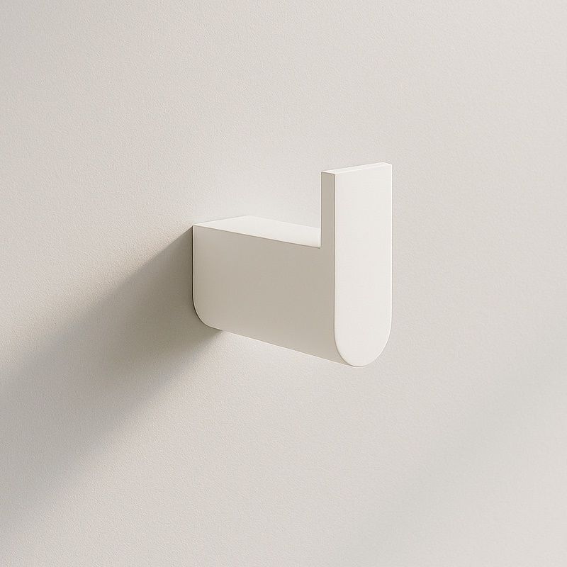 Крючок для ванной комнаты Knotlor RH102WY, белый