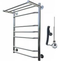 Электрический полотенцесушитель Тругор Браво 3 П элТЭН 80x40 с полкой Хром