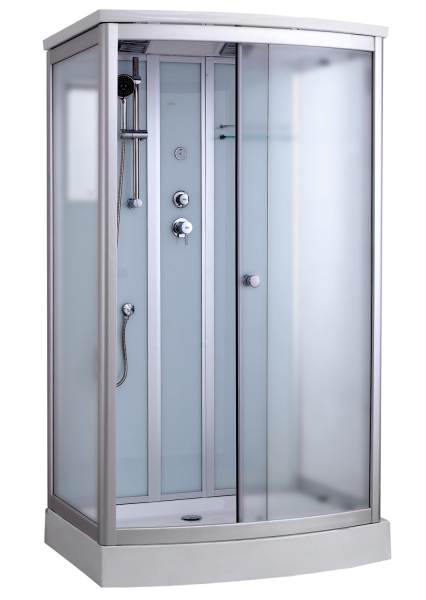 Душевая кабина Timo Standart Silver Fabric T-6615SF, 120x90x220