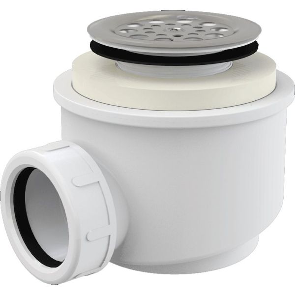 Сифон для душевого поддона Alcaplast A46-50 Сталь