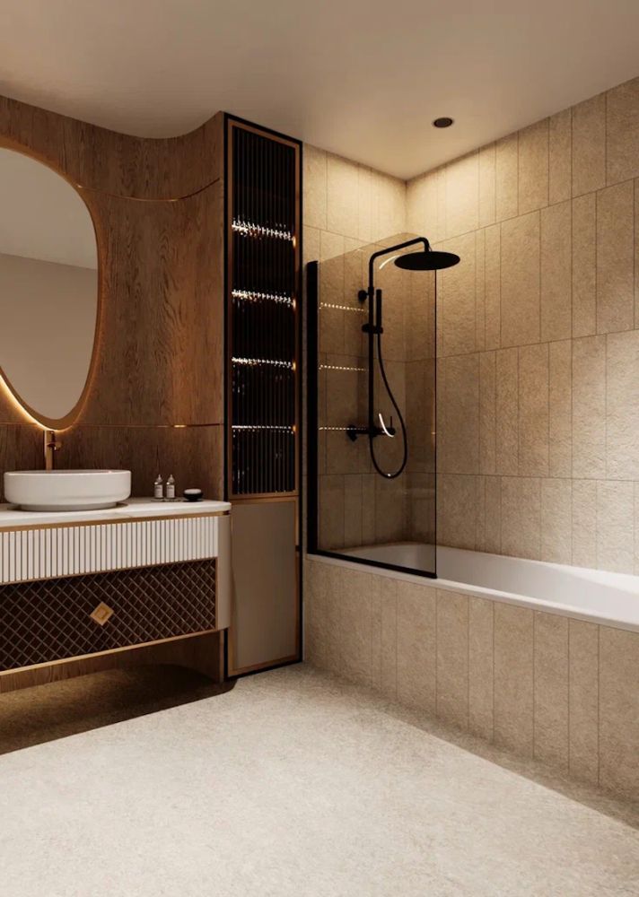 Душевая система Knotlor SS-33/BL, черный, артикул SS-33/BL